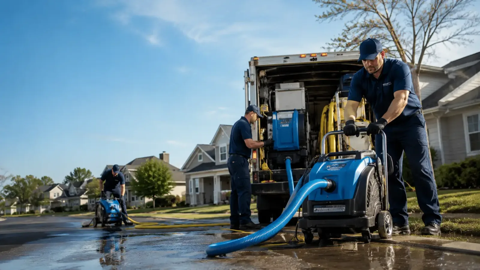 Flood Damage Cleanup in Oglala, SD